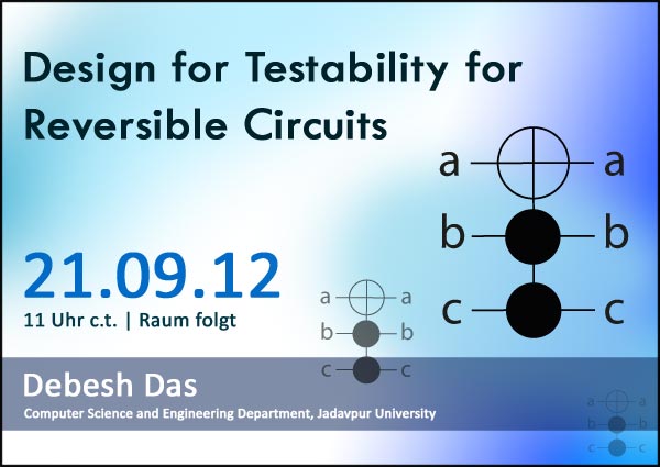 Kolloquium | Design for Testability for Reversible Circuits
