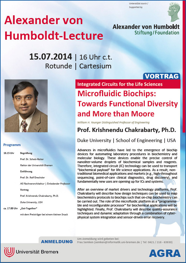 Humboldt-Lecture | K. Chakrabarty | 15.07.2014