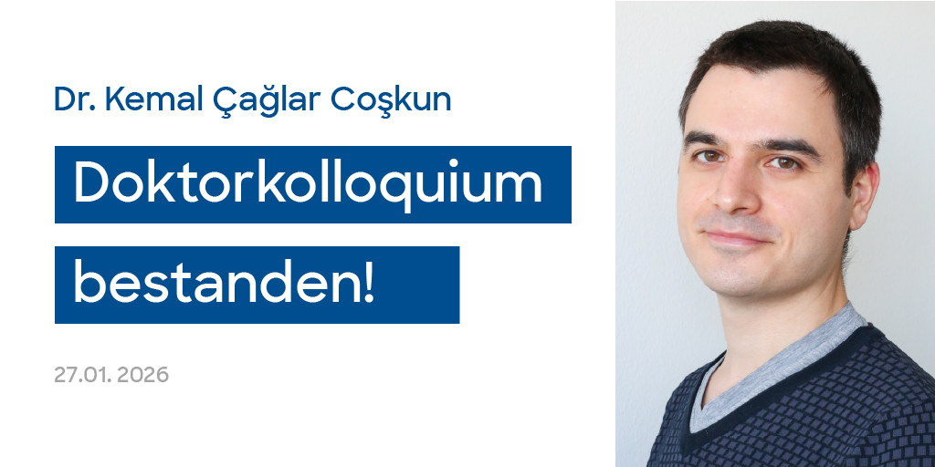 Erfolgreiche Verteidigung der Dissertation