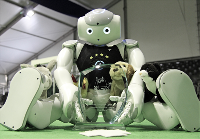 Roboterfußball: Bremer Team B-Human ist Europameister | Universität Bremen, Foto: Alexis Tsogias