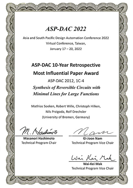 Most influential Paper Award